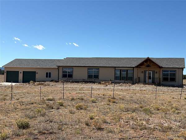 20 Acres of Agricultural Land with Home for Sale in Guffey, Colorado
