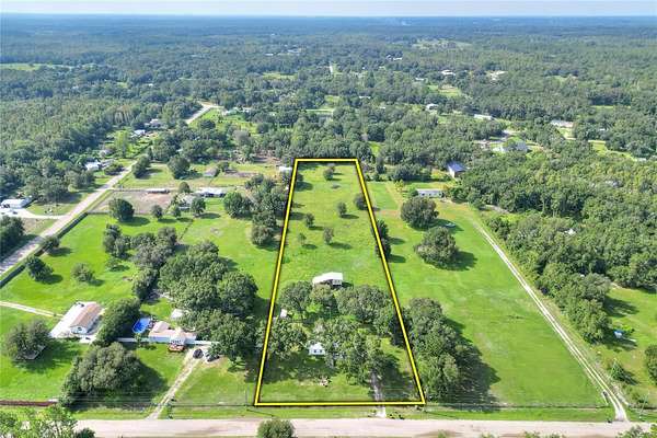 4 Acres of Residential Land with Home for Sale in Lakeland, Florida