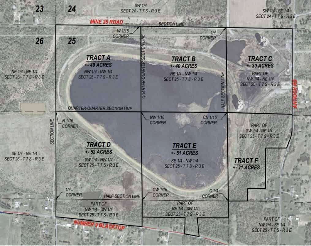238 Acres of Recreational Land for Sale in West Frankfort, Illinois