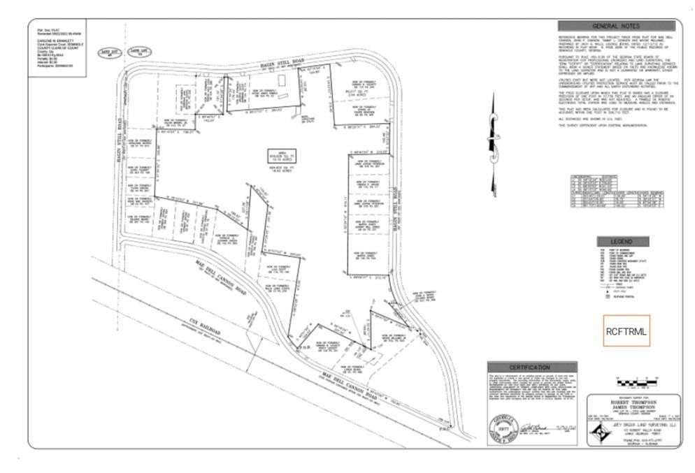 19.2 Acres of Recreational Land for Sale in Iron City, Georgia