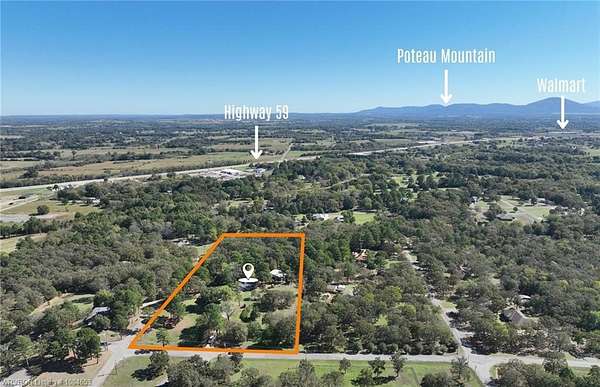 5 Acres of Residential Land for Auction in Poteau, Oklahoma