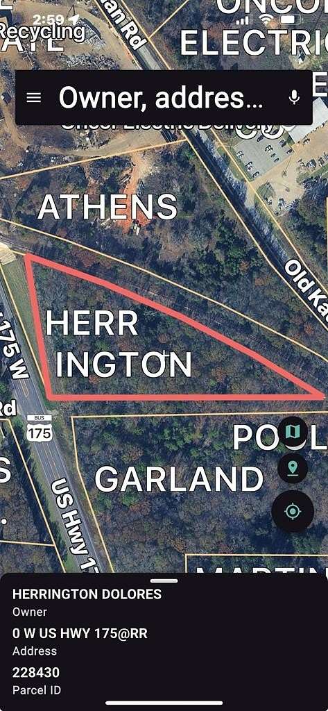 4.19 Acres of Commercial Land for Sale in Athens, Texas