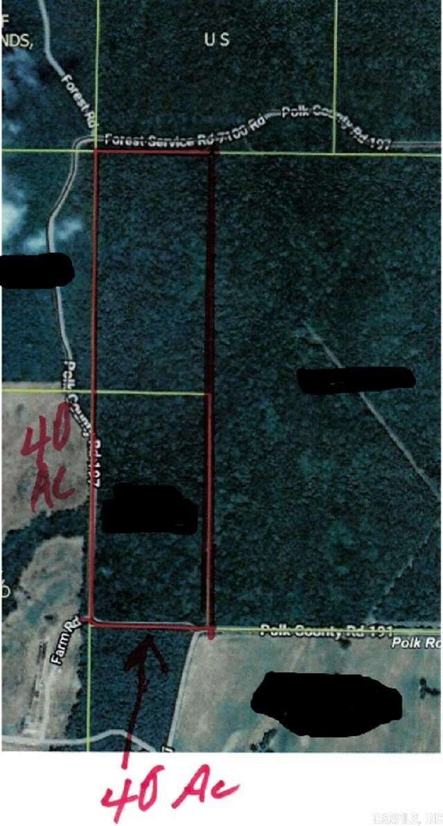 40 Acres of Recreational Land for Sale in Mena, Arkansas