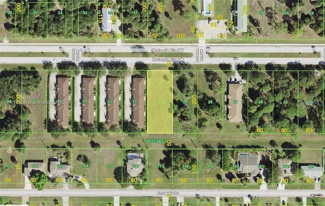 0.37 Acres of Residential Land for Sale in Rotonda West, Florida
