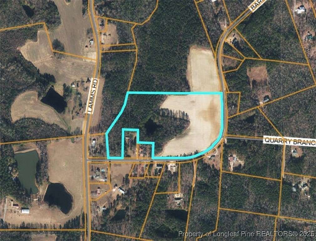 27.4 Acres of Recreational Land for Sale in Carthage, North Carolina