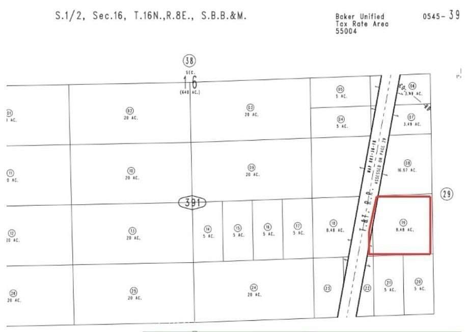 8.48 Acres of Land for Sale in Nipton, California