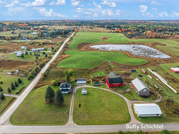 6 Acres of Residential Land with Home for Sale in Reed City, Michigan