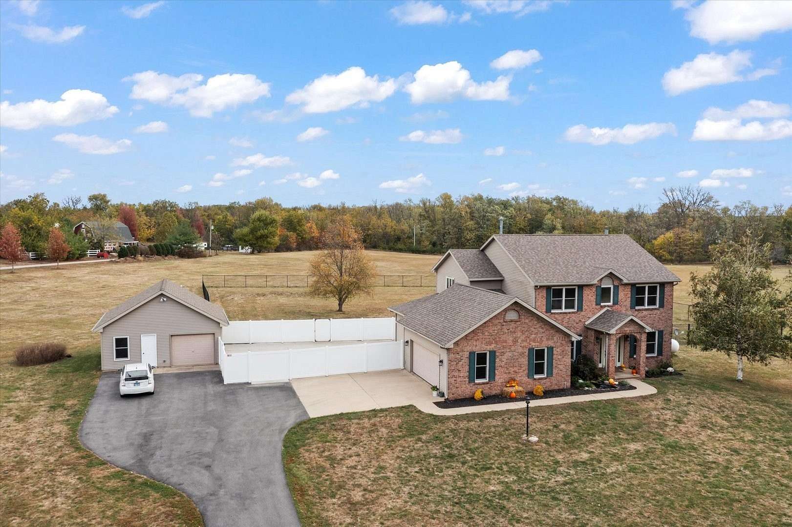 11.5 Acres of Land with Home for Sale in Mahomet, Illinois