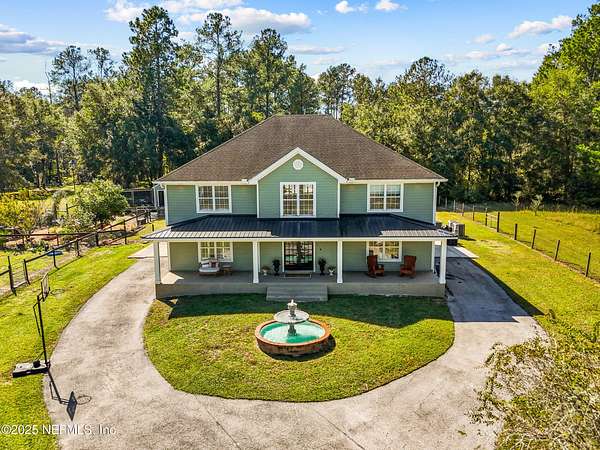 10.3 Acres of Land with Home for Sale in Melrose, Florida