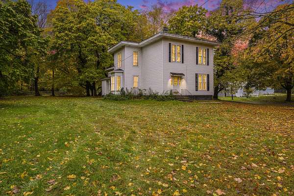 25.2 Acres of Land with Home for Sale in Plainwell, Michigan