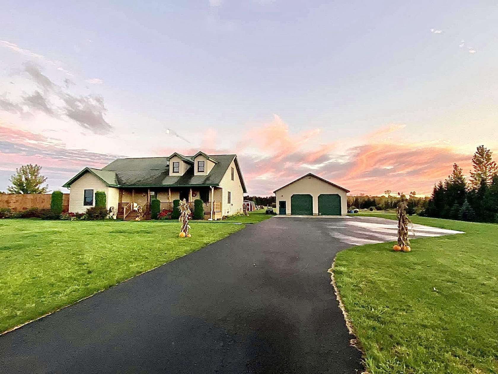 10.2 Acres of Land with Home for Sale in Rogers City, Michigan