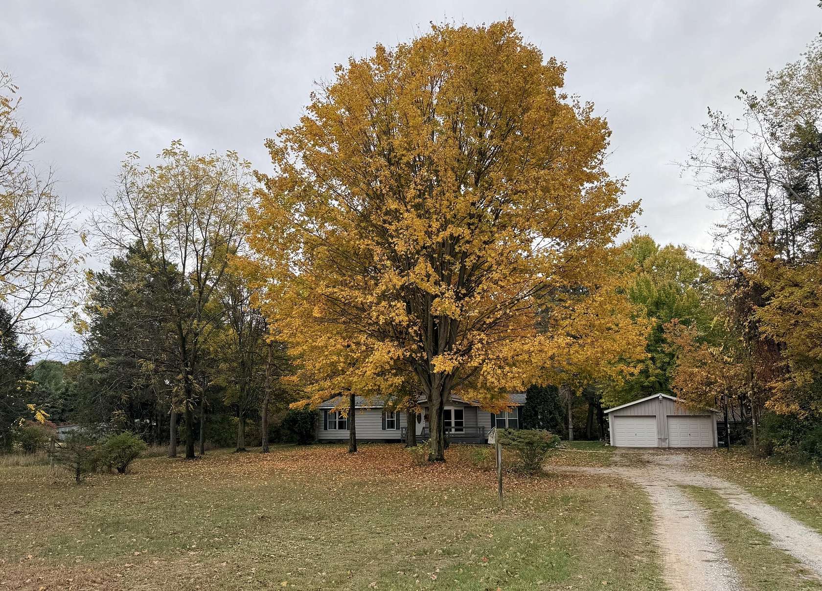 11 Acres of Land with Home for Sale in New Era, Michigan