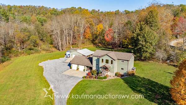 3.3 Acres of Residential Land with Home for Auction in Morgantown, West Virginia