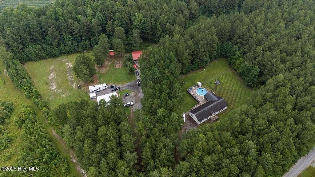 10.5 Acres of Land with Home for Sale in Gates, North Carolina