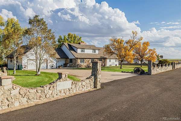 5 Acres of Land with Home for Sale in Hudson, Colorado