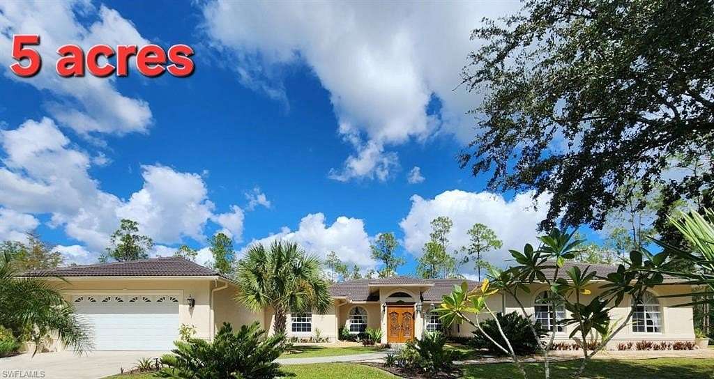 5 Acres of Residential Land with Home for Sale in Naples, Florida