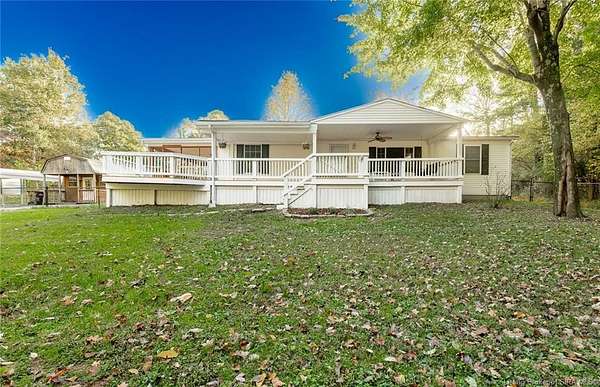 3 Acres of Residential Land with Home for Sale in Georgetown, Indiana