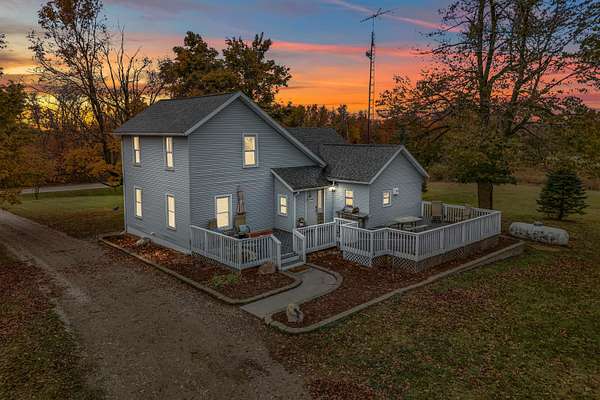 10 Acres of Recreational Land with Home for Sale in Osseo, Michigan