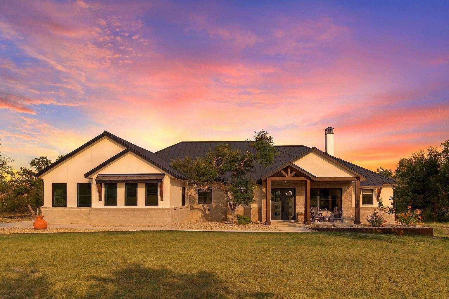 5 Acres of Residential Land with Home for Sale in Dripping Springs, Texas