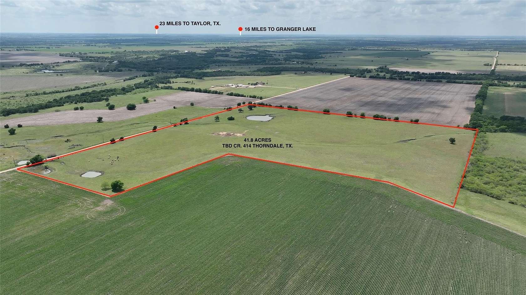 41.8 Acres of Land for Sale in Thorndale, Texas