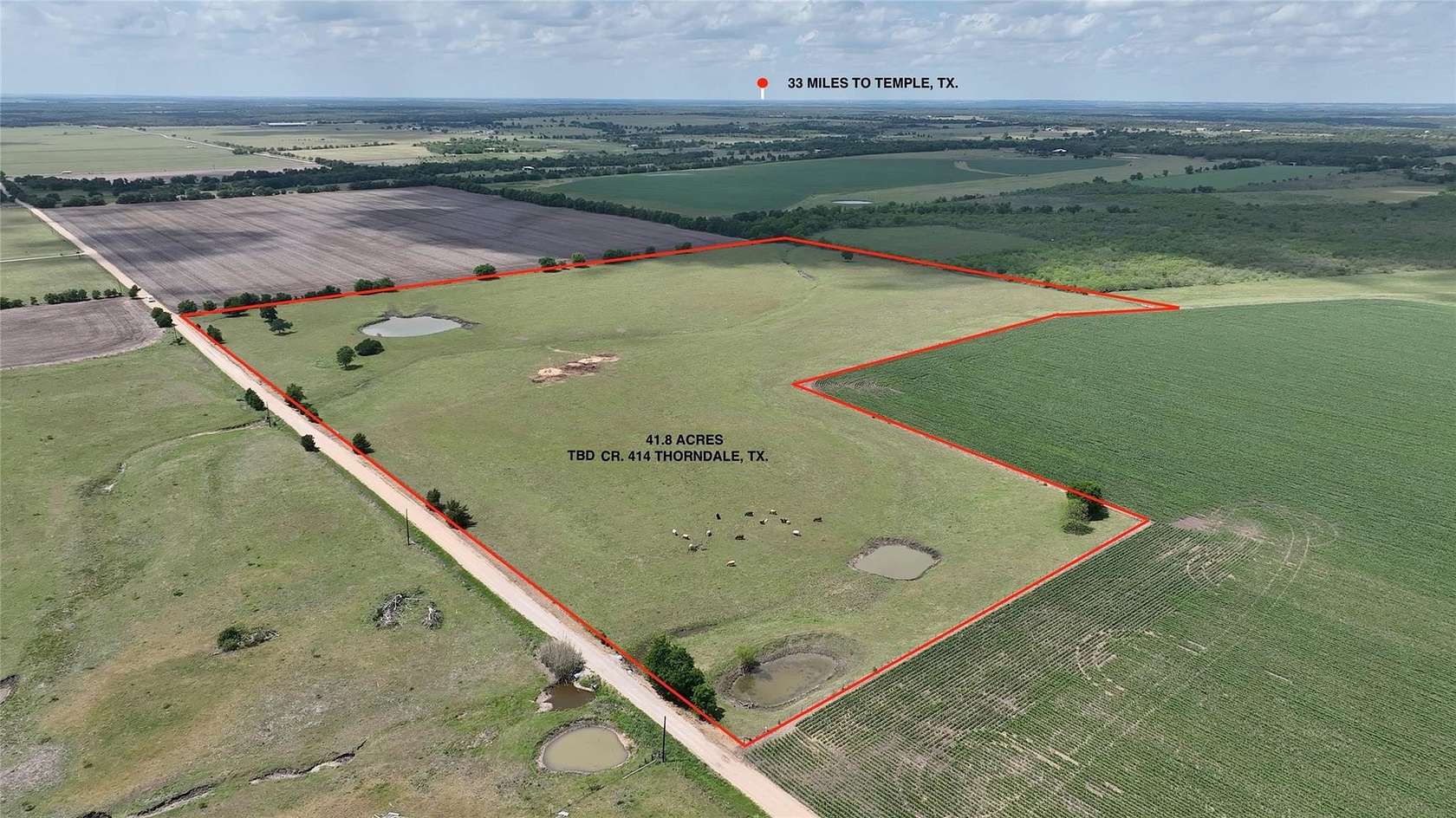41.8 Acres of Land for Sale in Thorndale, Texas