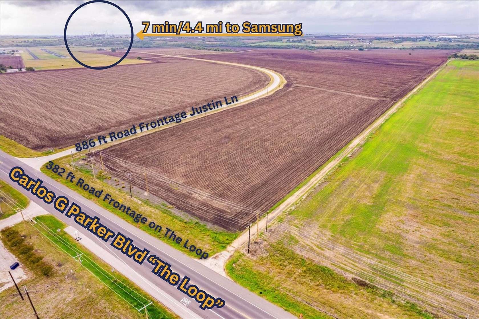 7.78 Acres of Mixed-Use Land for Sale in Taylor, Texas