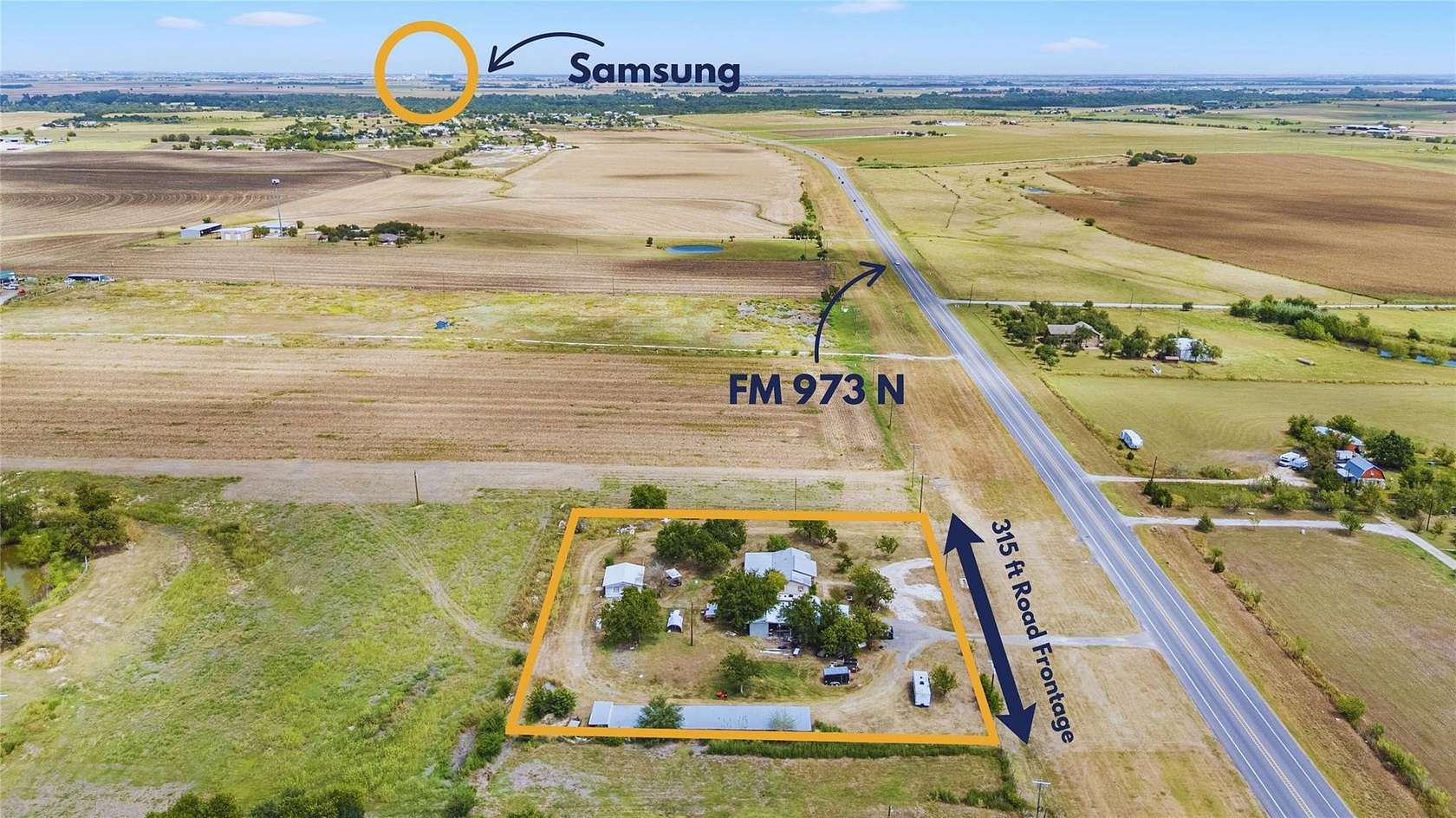 2 Acres of Mixed-Use Land for Sale in Coupland, Texas