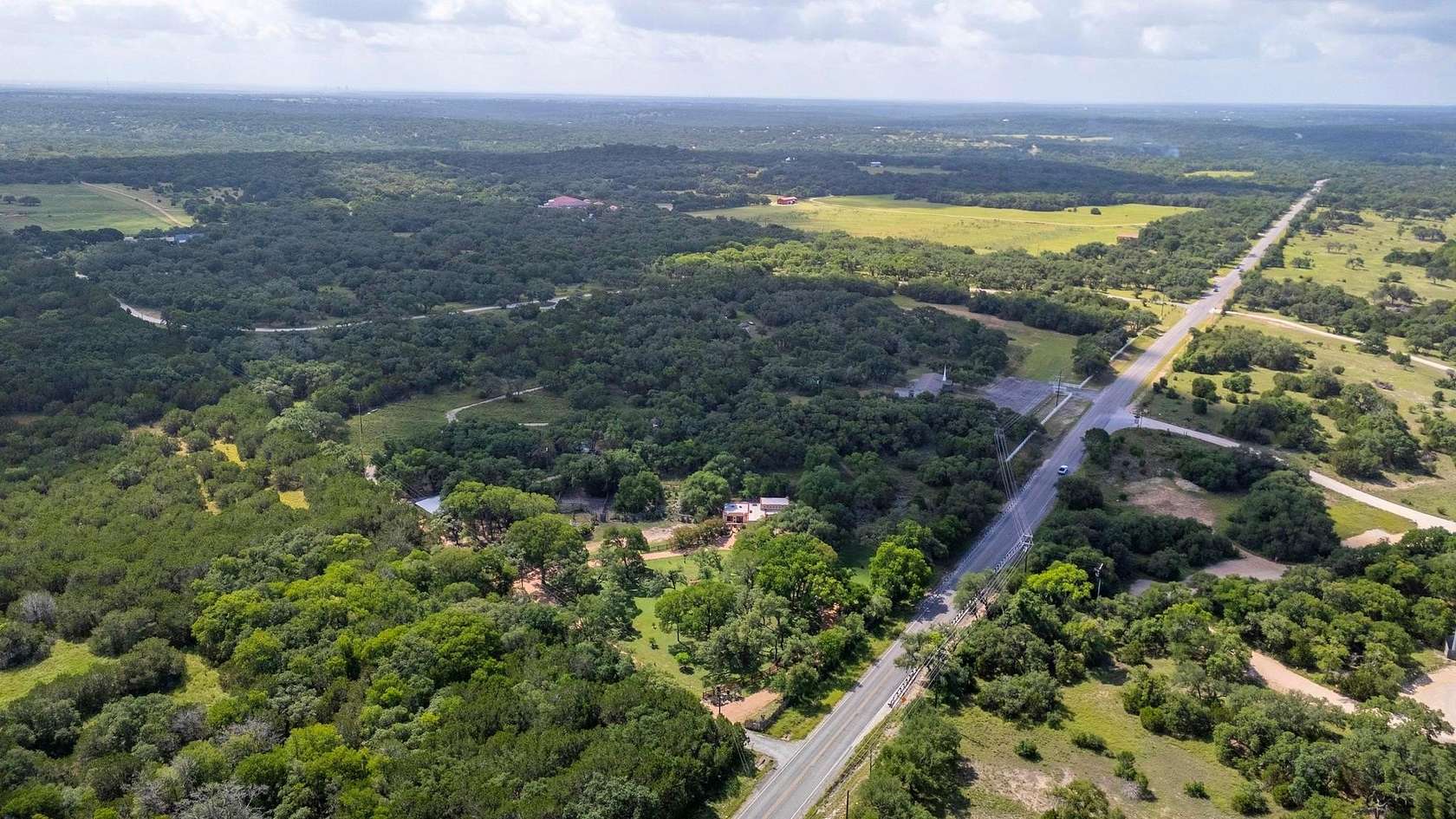 5.78 Acres of Residential Land with Home for Lease in Driftwood, Texas