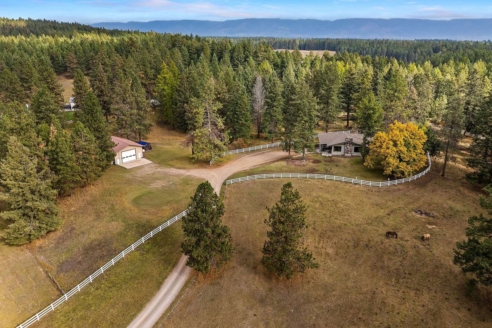 8.9 Acres of Land with Home for Sale in Bigfork, Montana