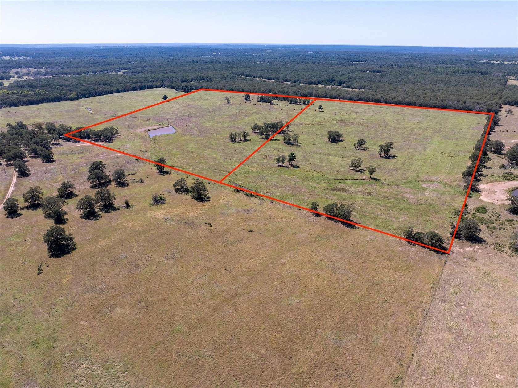 53 Acres of Recreational Land for Sale in Paige, Texas