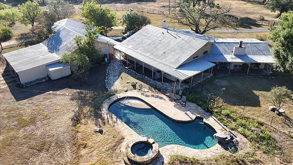 10 Acres of Land with Home for Lease in Wimberley, Texas