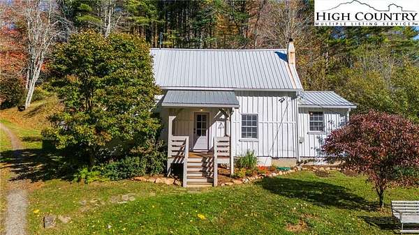 6 Acres of Residential Land with Home for Sale in Laurel Springs, North Carolina