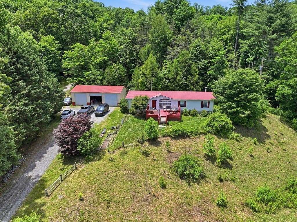 2.16 Acres of Land with Home for Sale in Tuckasegee, North Carolina