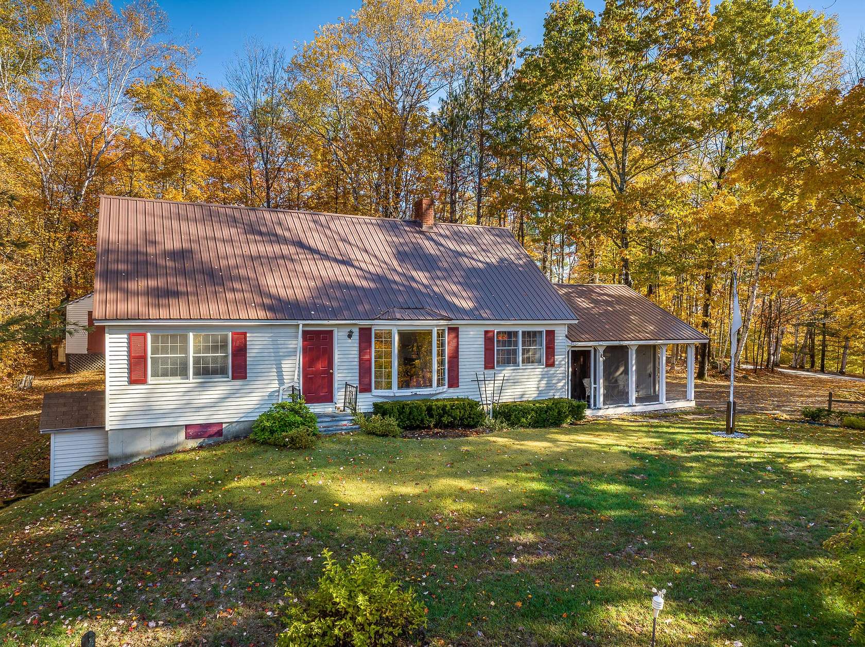 5.5 Acres of Residential Land with Home for Sale in Temple, Maine