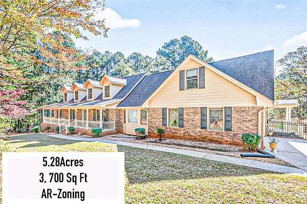 5.28 Acres of Residential Land with Home for Sale in Conyers, Georgia