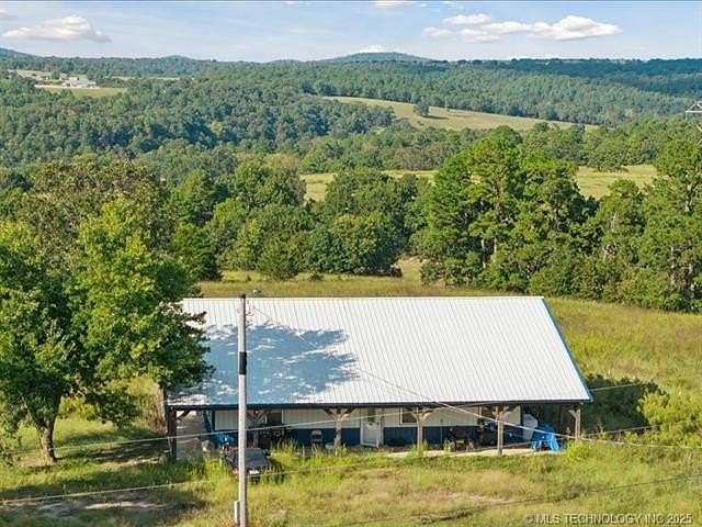89 Acres of Land with Home for Sale in Stilwell, Oklahoma