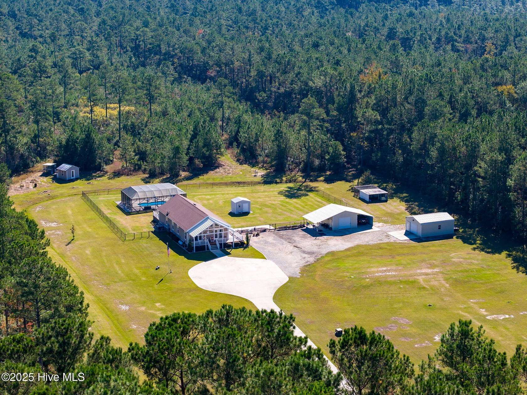 29.2 Acres of Land with Home for Sale in Ash, North Carolina