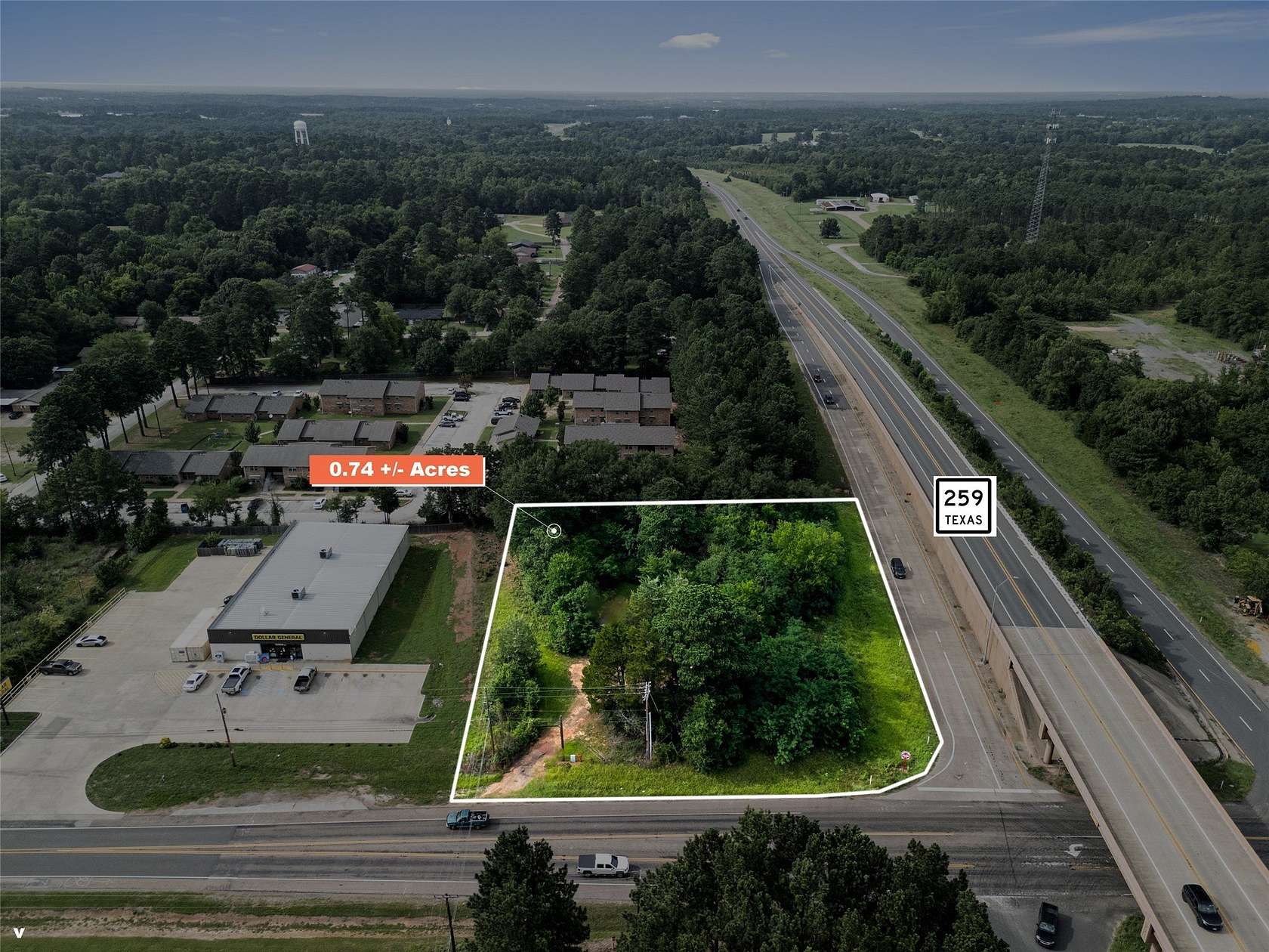 0.74 Acres of Commercial Land for Sale in Kilgore, Texas