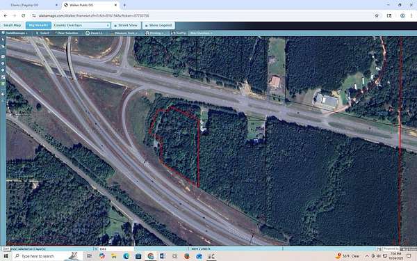 5.6 Acres of Commercial Land for Sale in Carbon Hill, Alabama