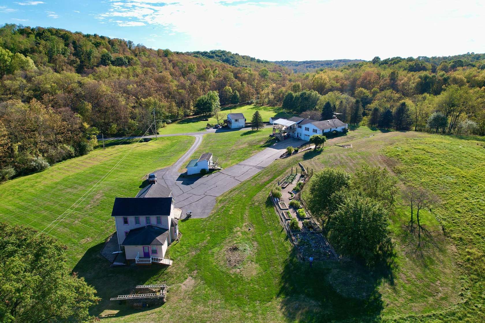 74 Acres of Land with Home for Sale in Burgettstown, Pennsylvania