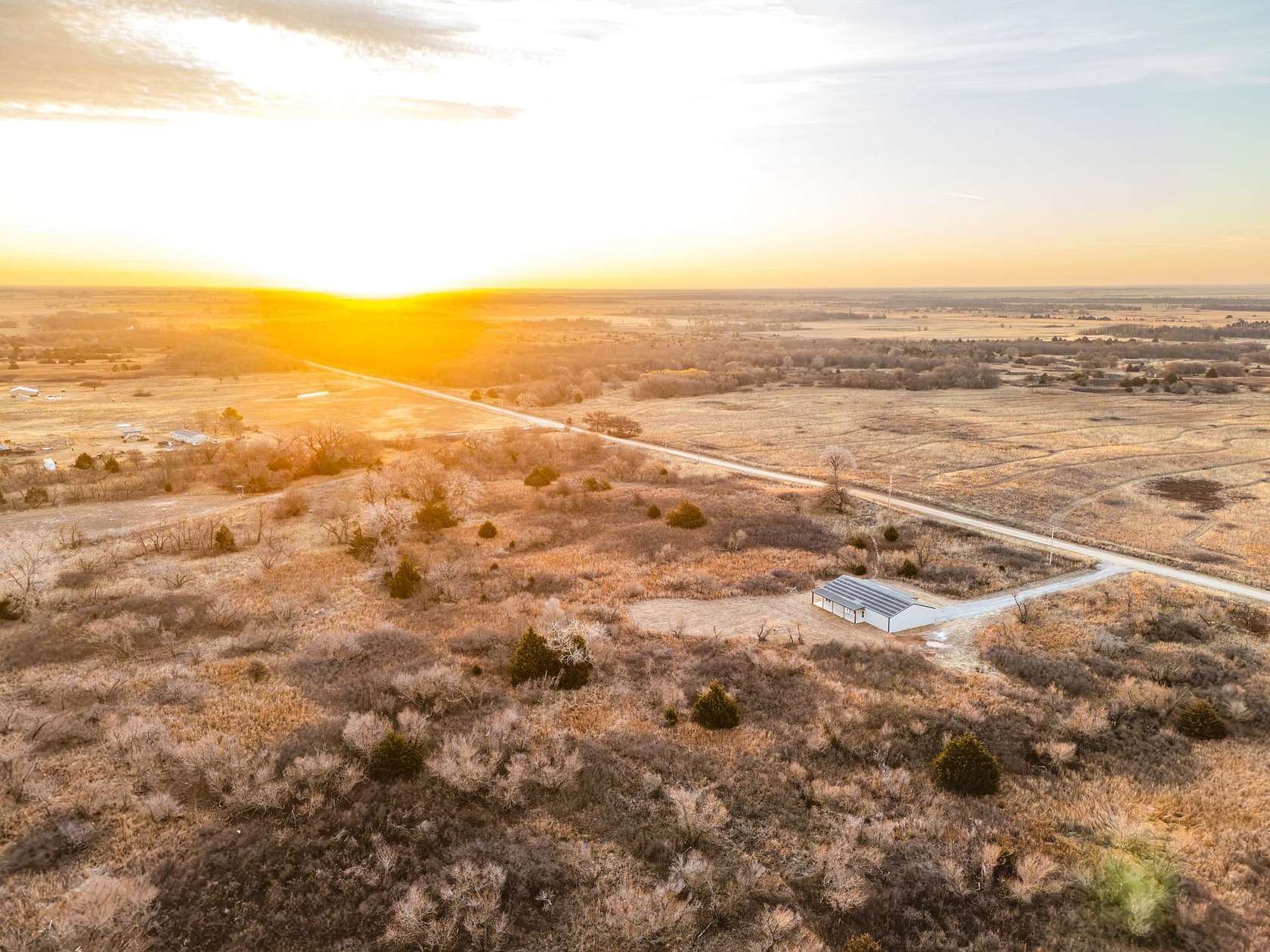 80 Acres of Land with Home for Sale in Nash, Oklahoma