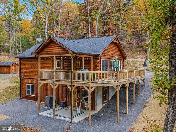 4 Acres of Residential Land with Home for Sale in Berkeley Springs, West Virginia