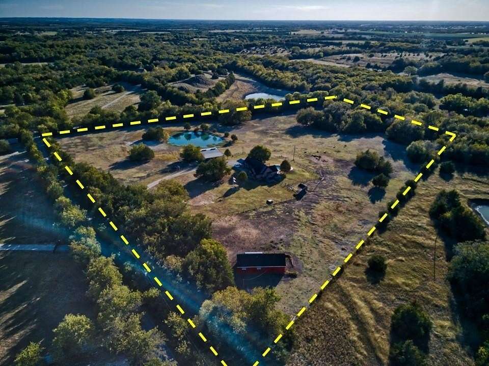 16 Acres of Land with Home for Sale in Leonard, Texas