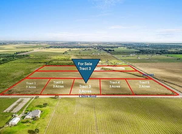 3 Acres of Residential Land for Sale in Lacassine, Louisiana