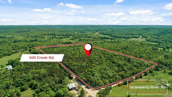 29.5 Acres of Recreational Land for Sale in Poughkeepsie, Arkansas