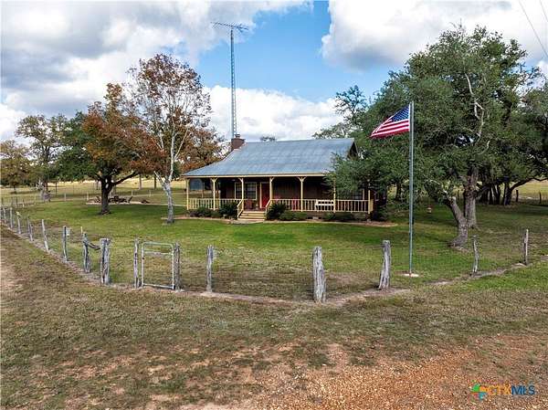 115 Acres of Recreational Land with Home for Sale in Sublime, Texas