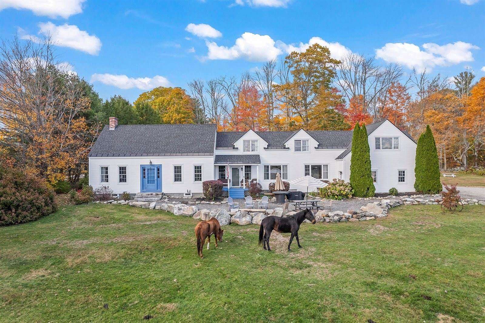 66 Acres of Land with Home for Sale in Mount Vernon, Maine