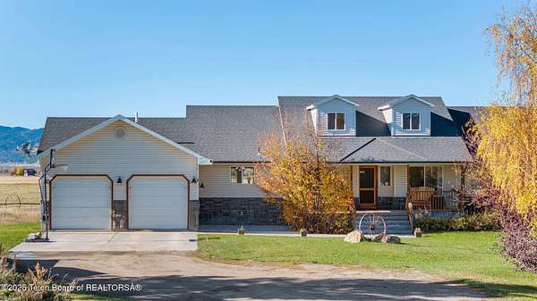 40 Acres of Agricultural Land with Home for Sale in Driggs, Idaho