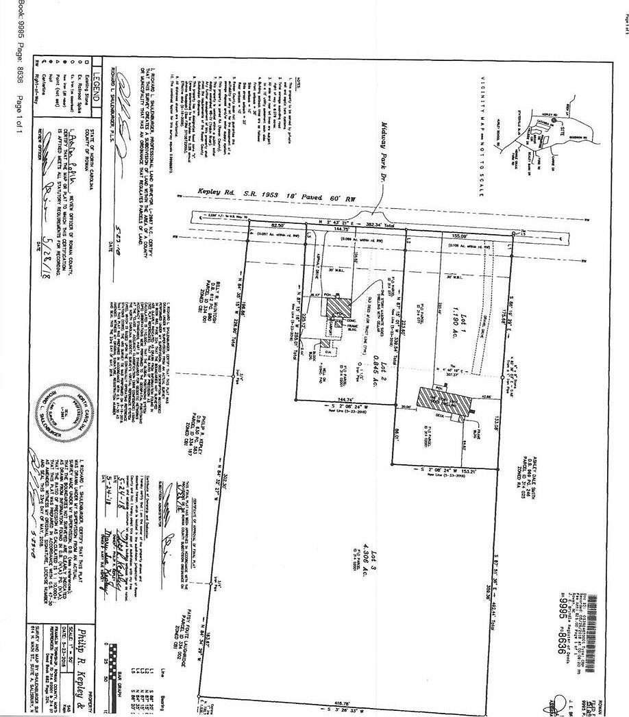 4.3 Acres of Residential Land for Sale in Salisbury, North Carolina