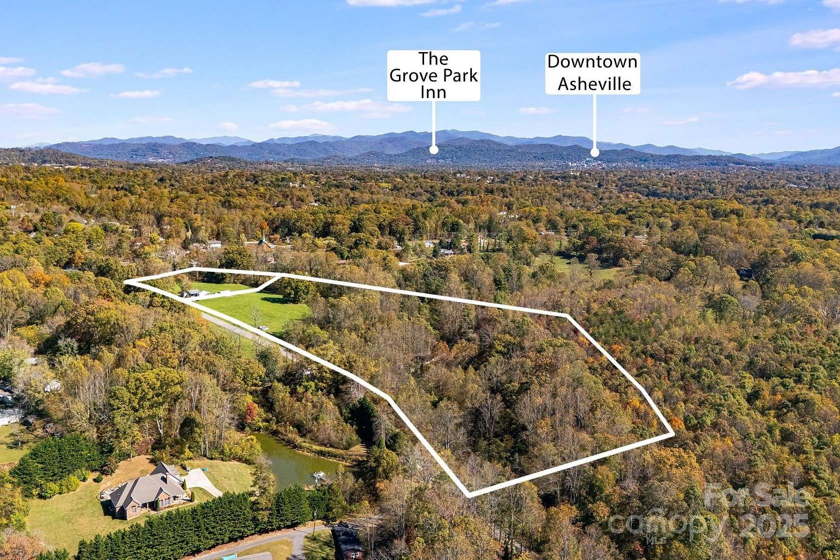 11.7 Acres of Land for Sale in Candler, North Carolina